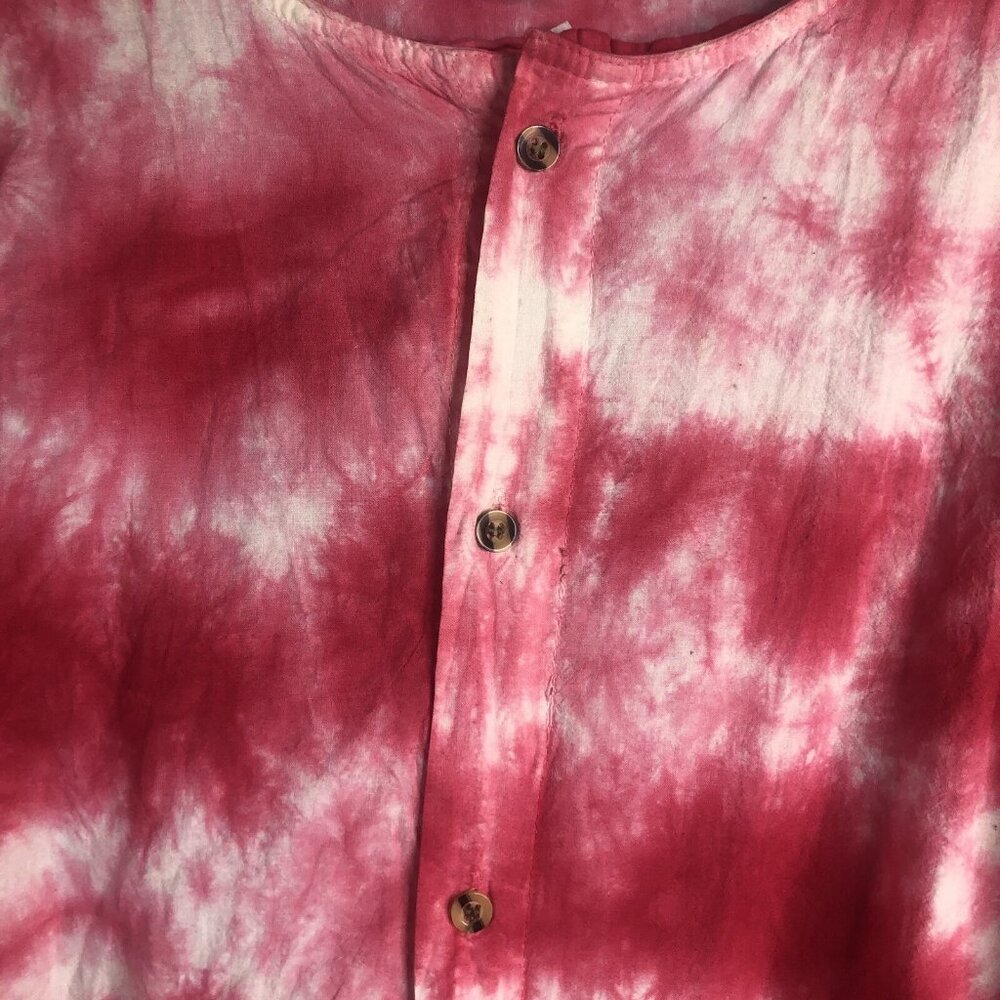 The African Village Frock Womens One Size Tie Dye Hippie Artsy Boho Set NEW - Picture 10 of 16